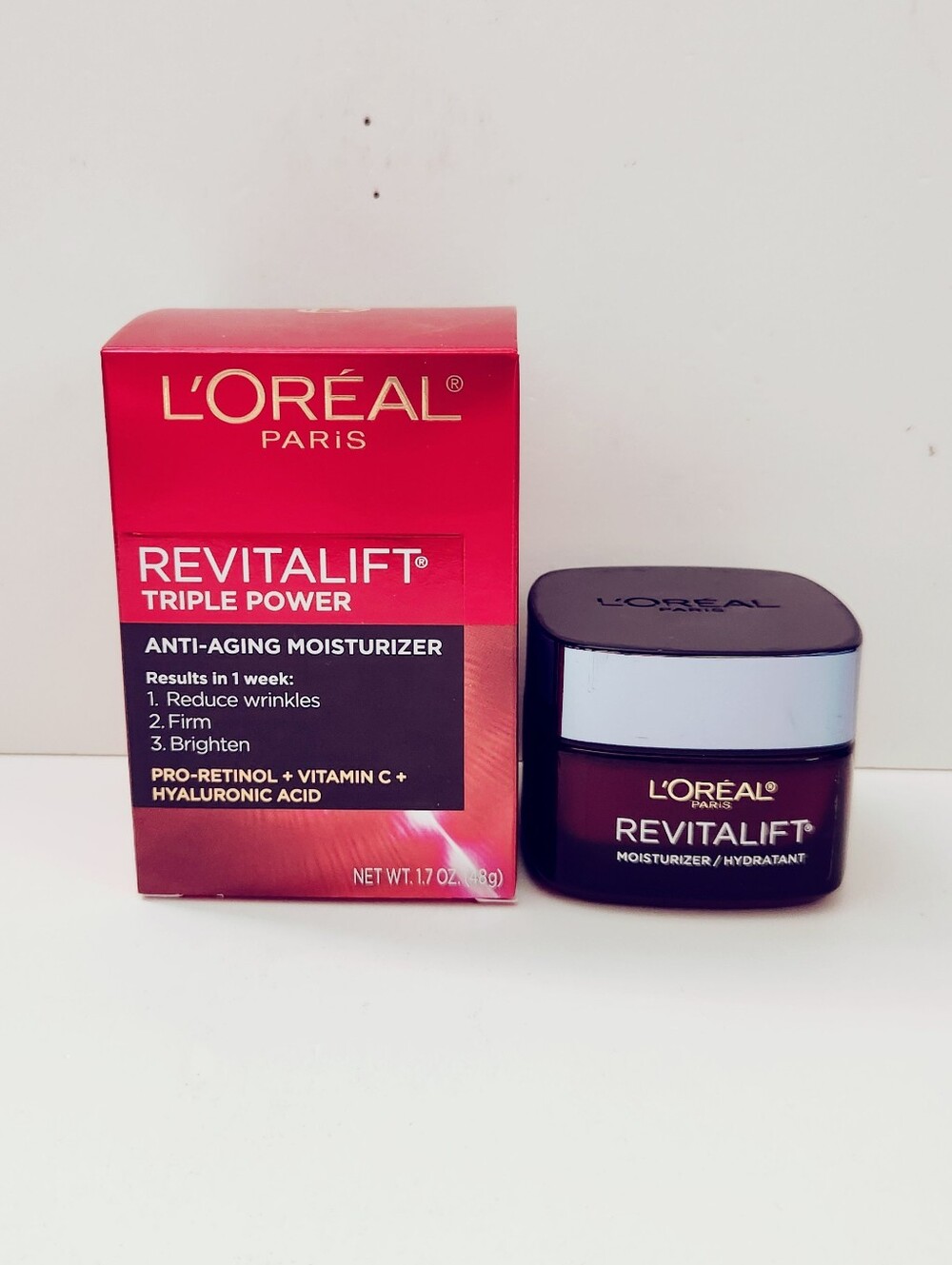 Loreal Paris Revitalift Triple Power Anti-Aging Moisturizer, 1.7 OZ